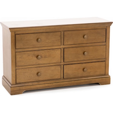 Nova Brown 6 Drw Dresser