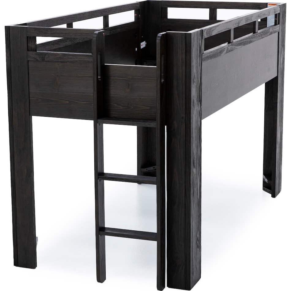 wesb brown twin loft bed package lt  