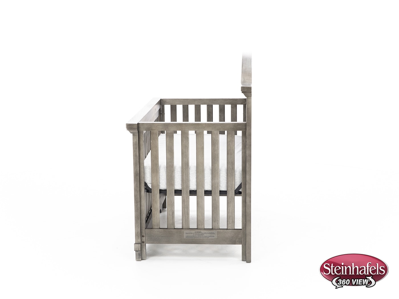 wesb grey crib  image   