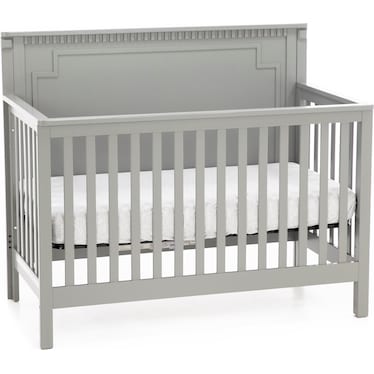 Leo Grey Panel Convertible Crib