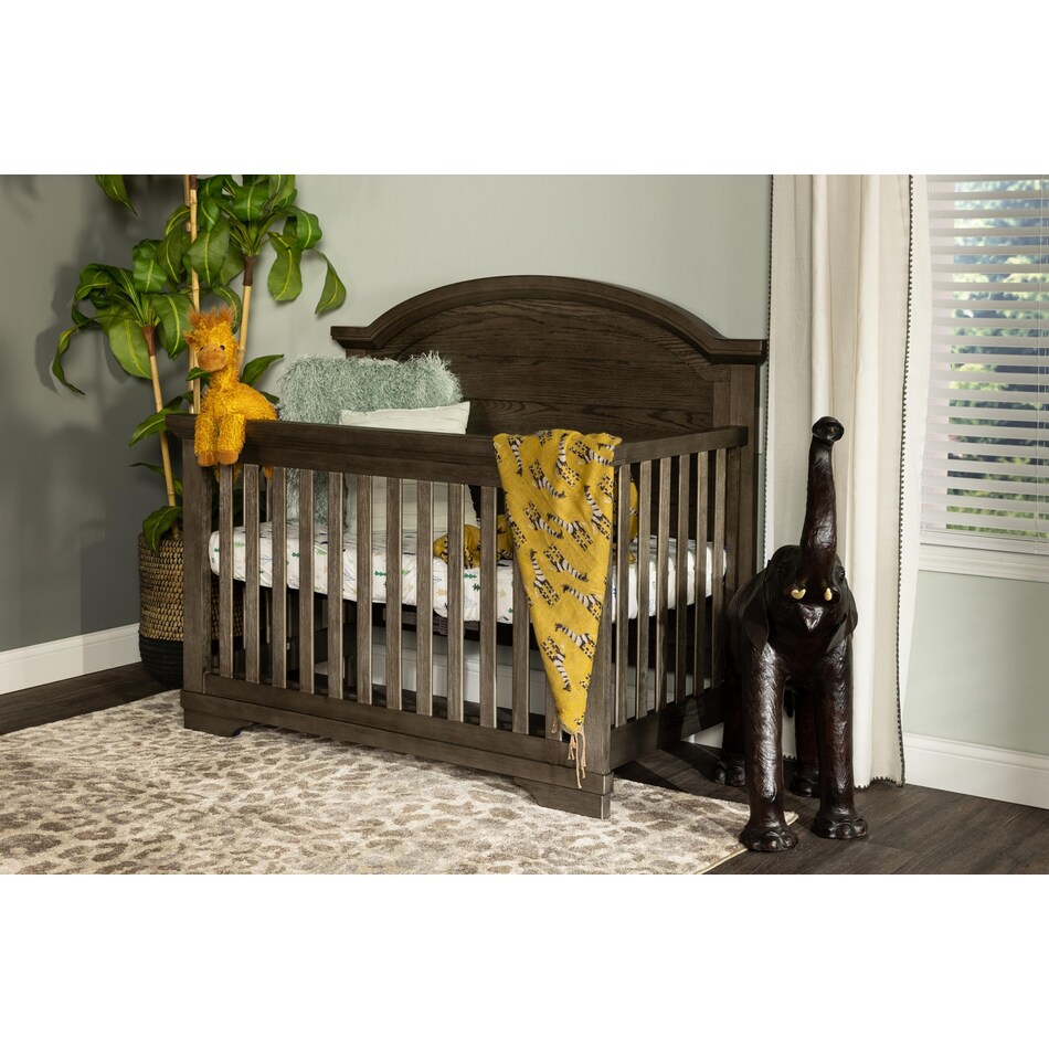 wesb grey crib lifestyle image   