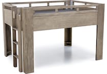 wesb tan full loft bed package lf  