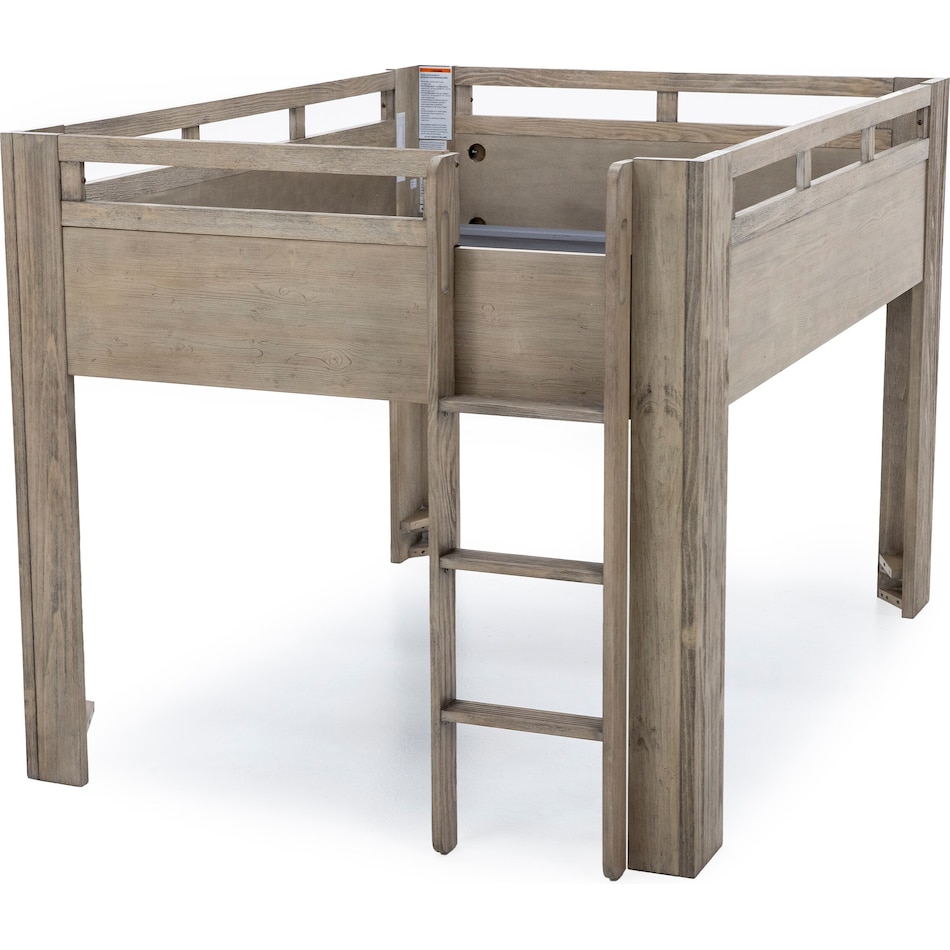wesb tan full loft bed package lf  