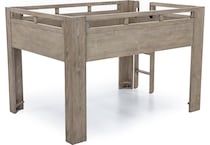 wesb tan full loft bed package lf  