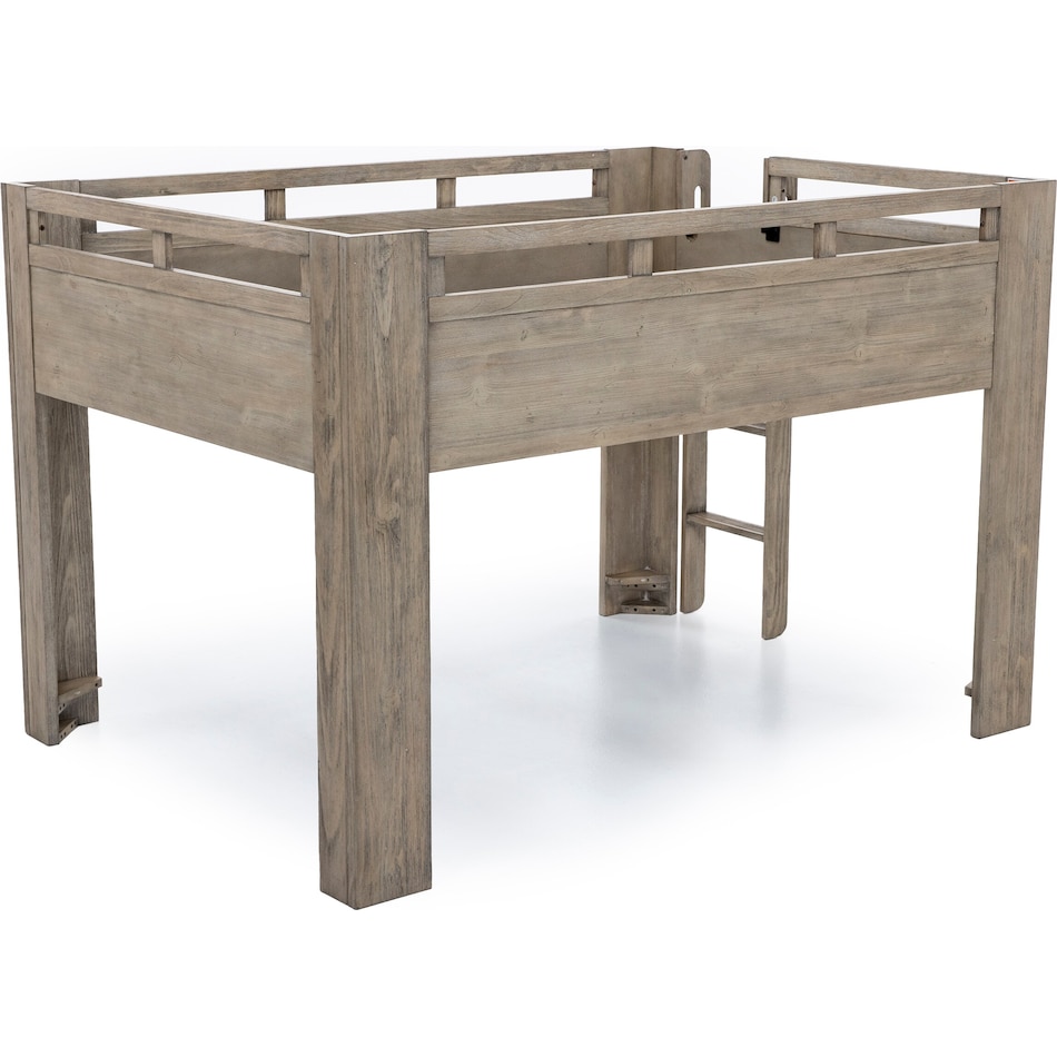 wesb tan full loft bed package lf  
