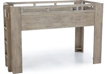 wesb tan twin loft bed package lt  