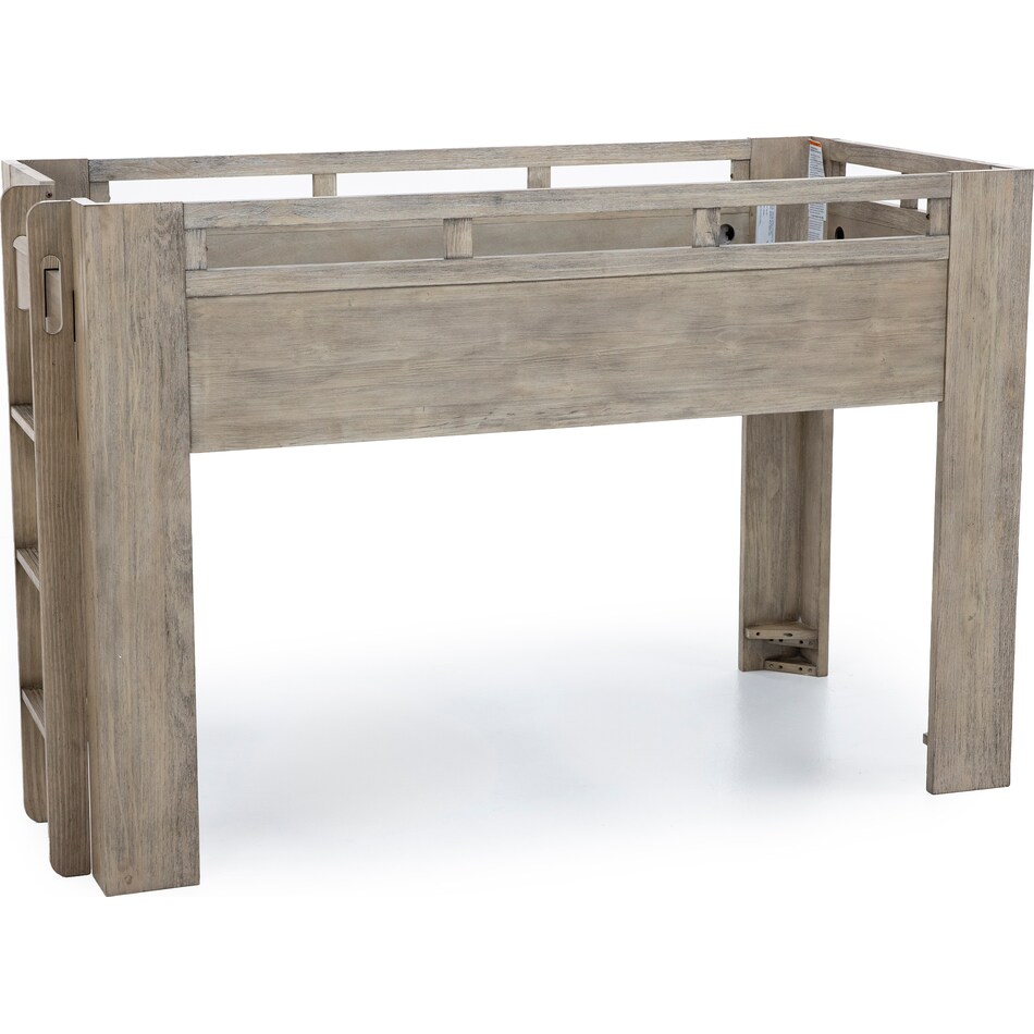 wesb tan twin loft bed package lt  