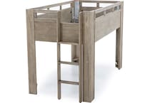 wesb tan twin loft bed package lt  