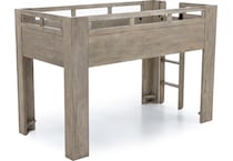 wesb tan twin loft bed package lt  