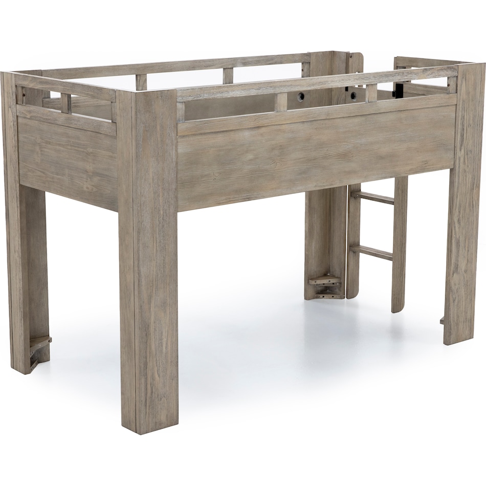 wesb tan twin loft bed package lt  