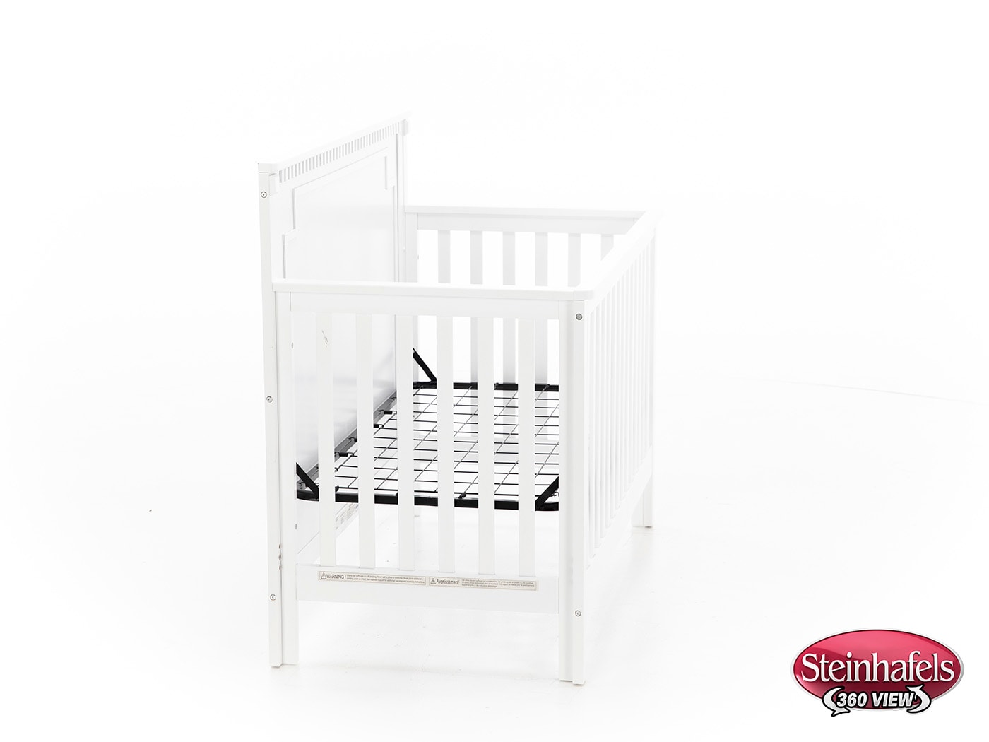 wesb white crib  image   