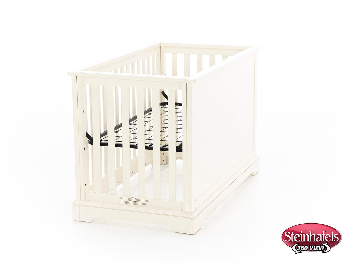 wesb white crib  image   