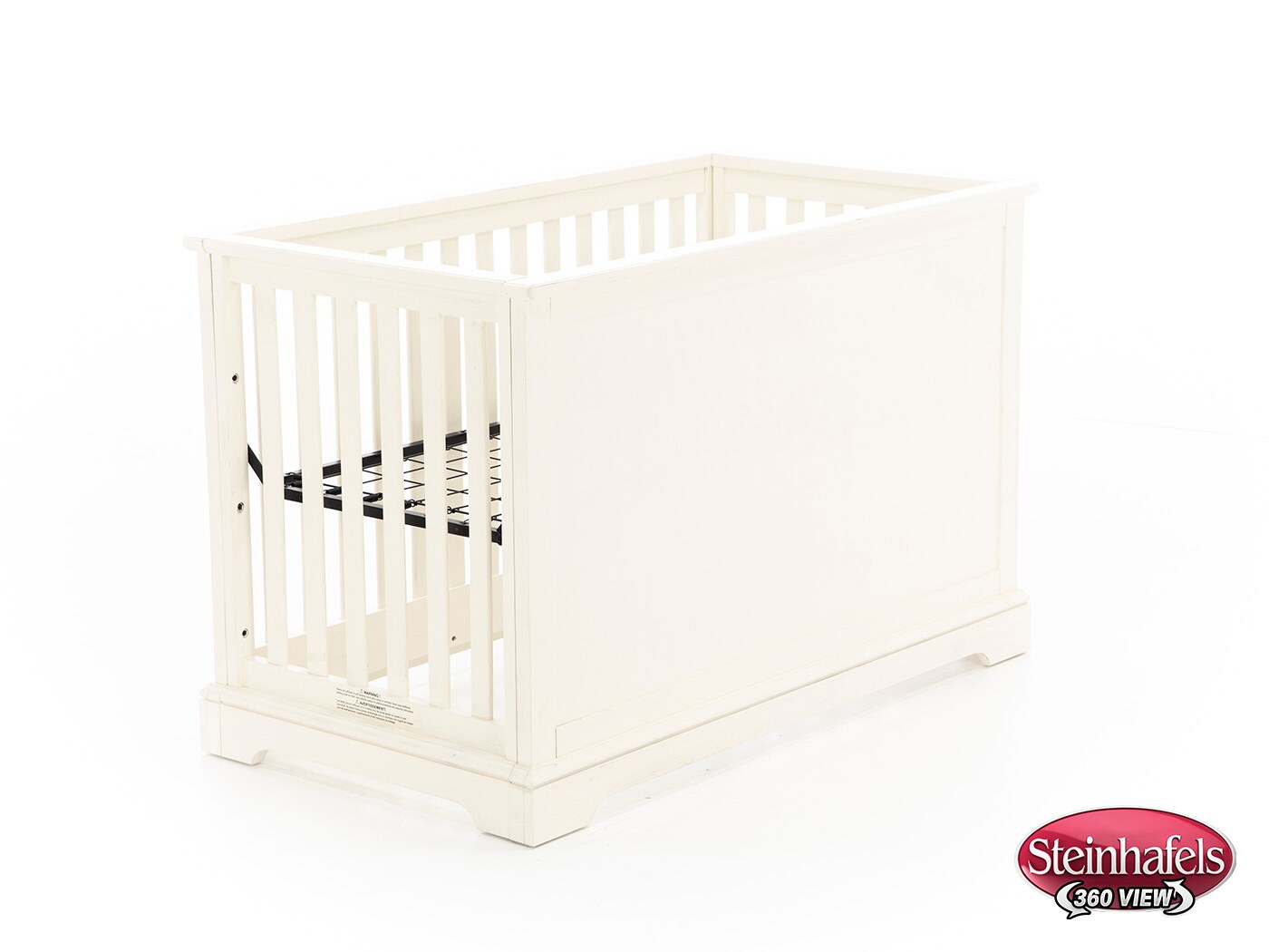 wesb white crib  image   