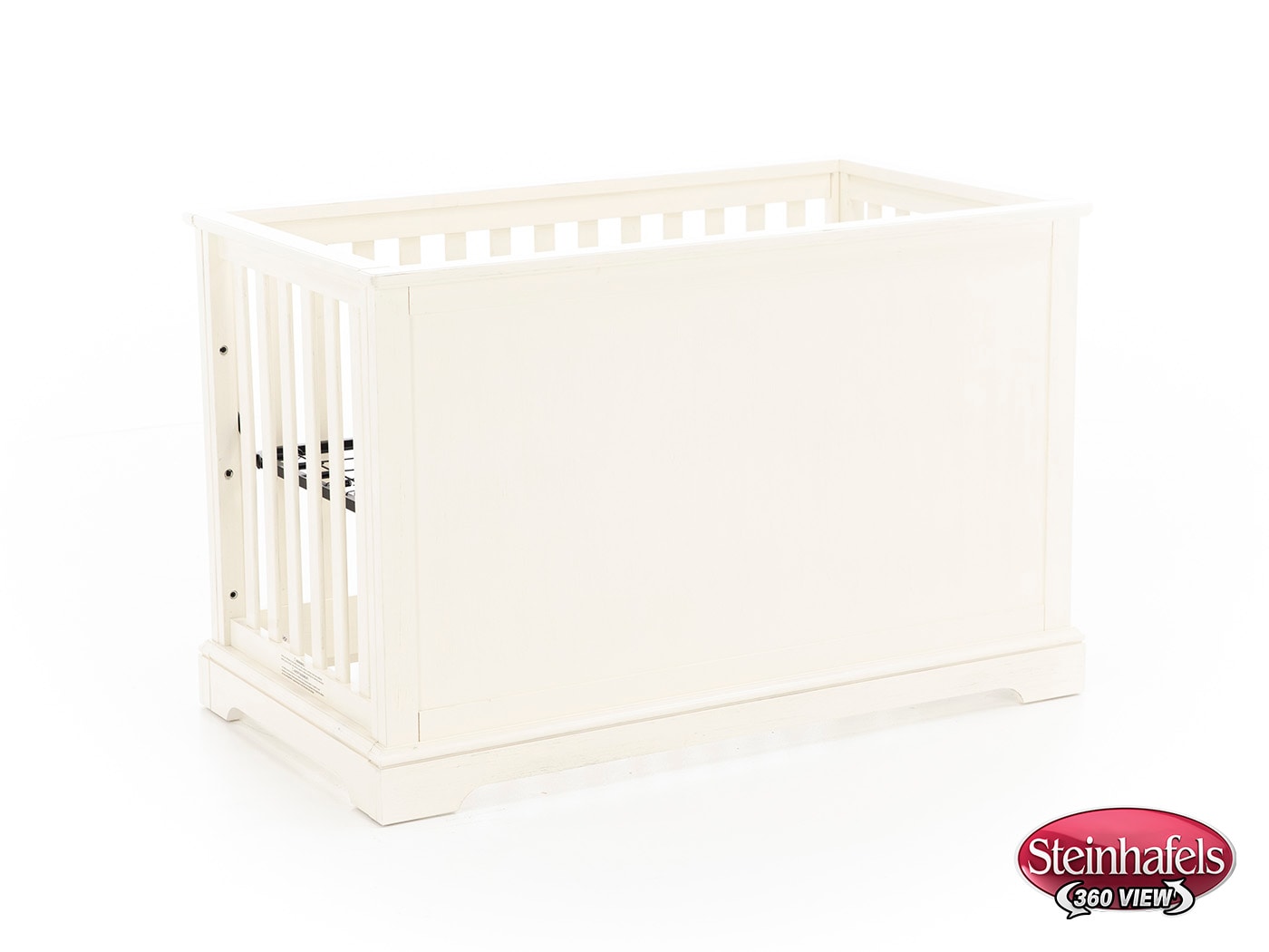 wesb white crib  image   