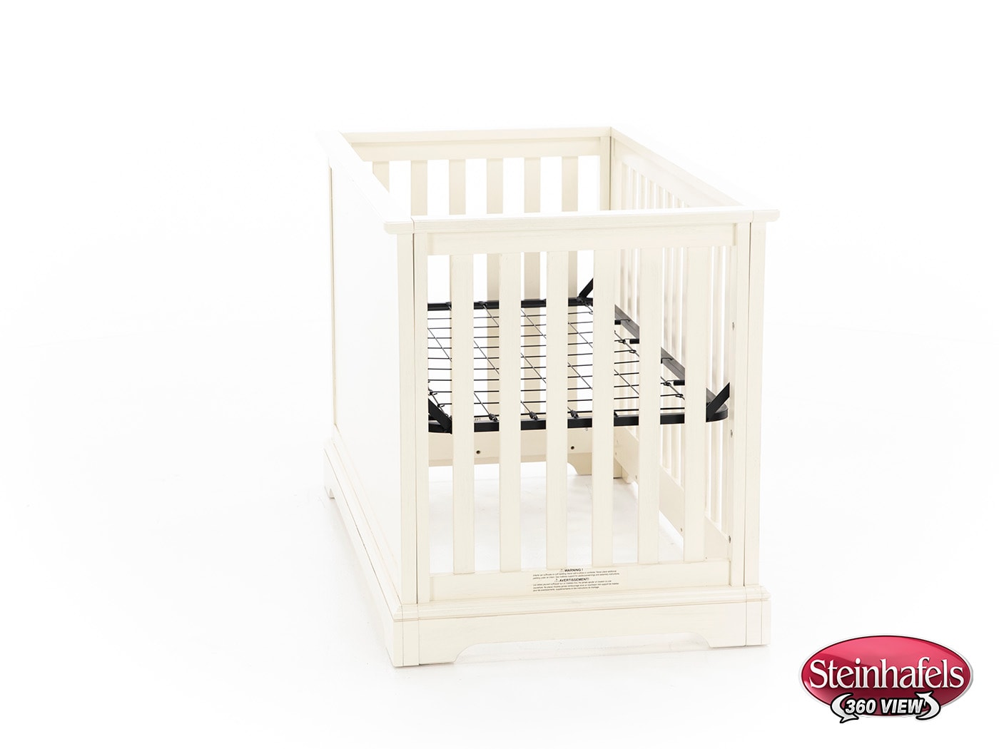 wesb white crib  image   