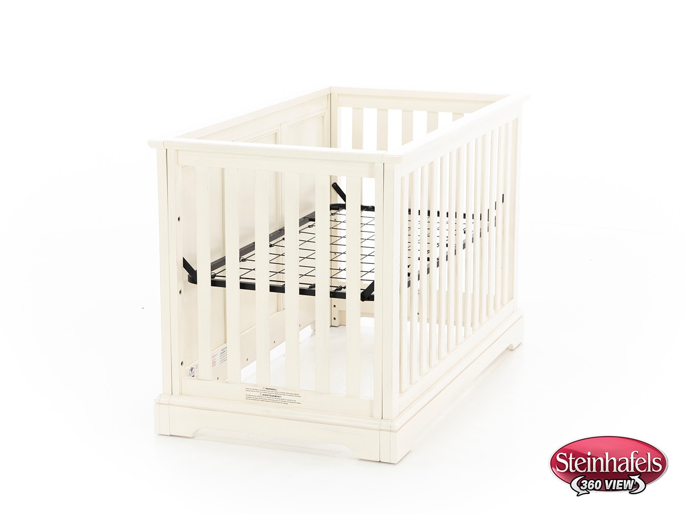 wesb white crib  image   