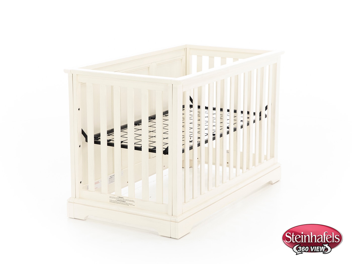 wesb white crib  image   