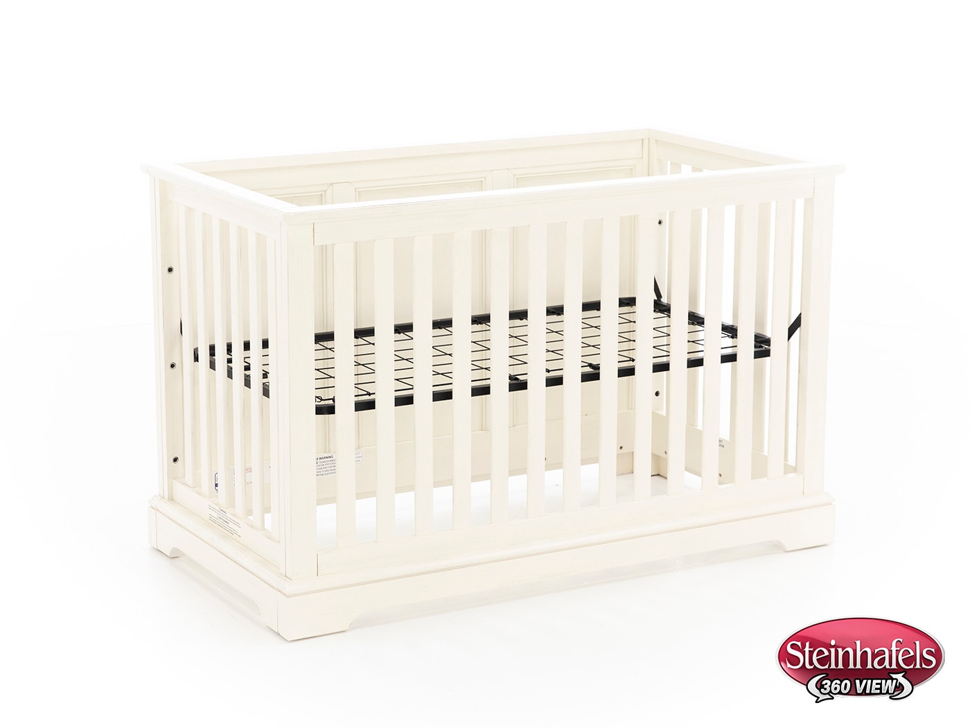 wesb white crib  image   