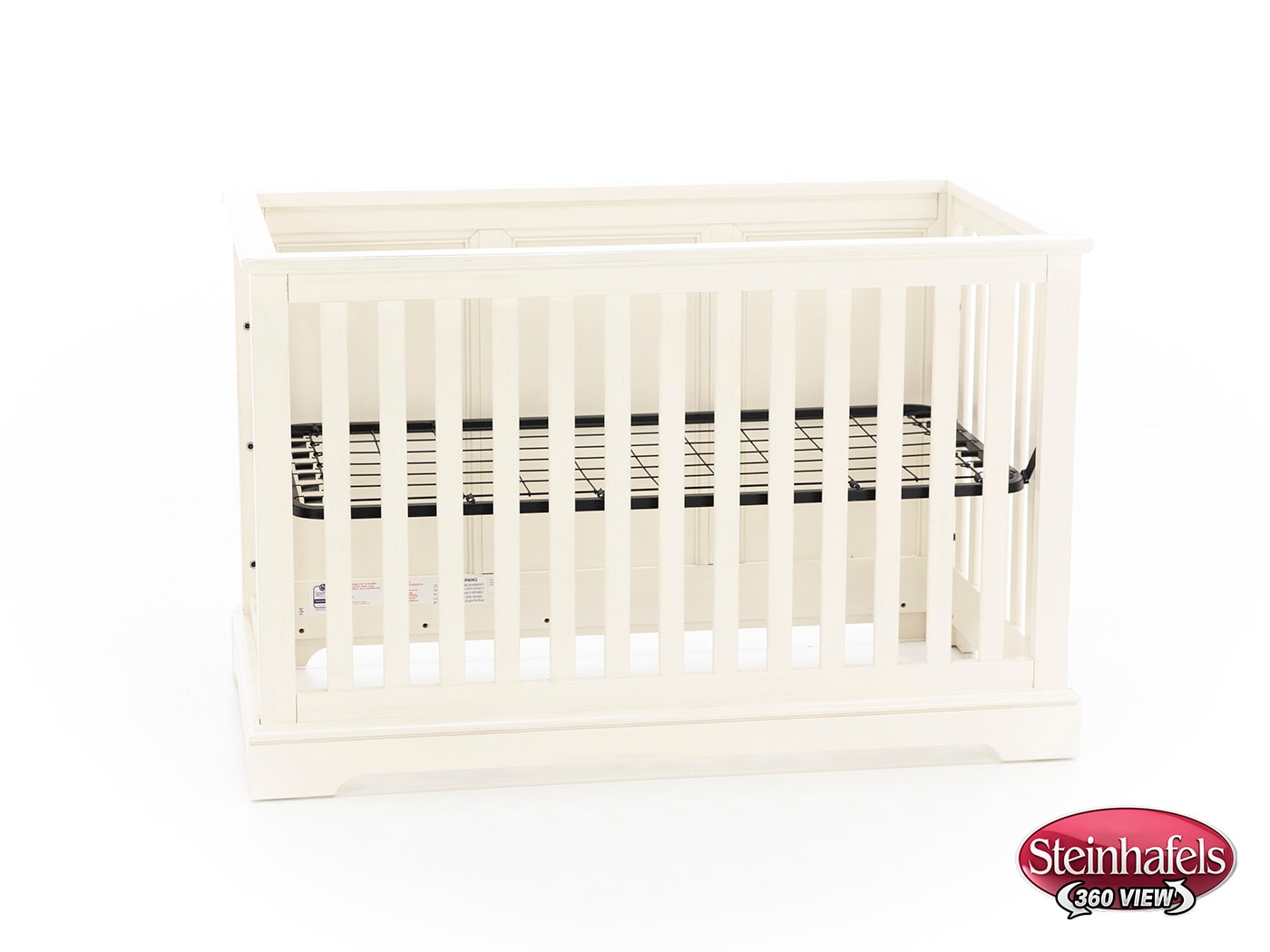 wesb white crib  image   