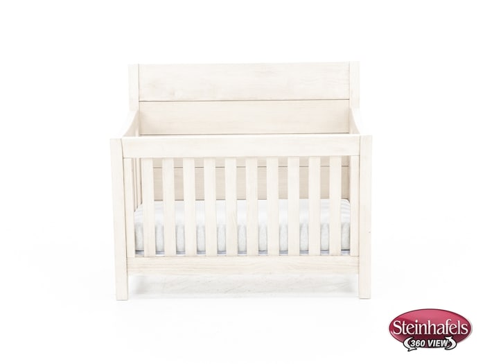 wesb white crib  image   