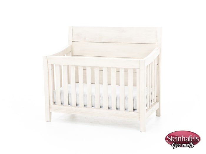 wesb white crib  image   
