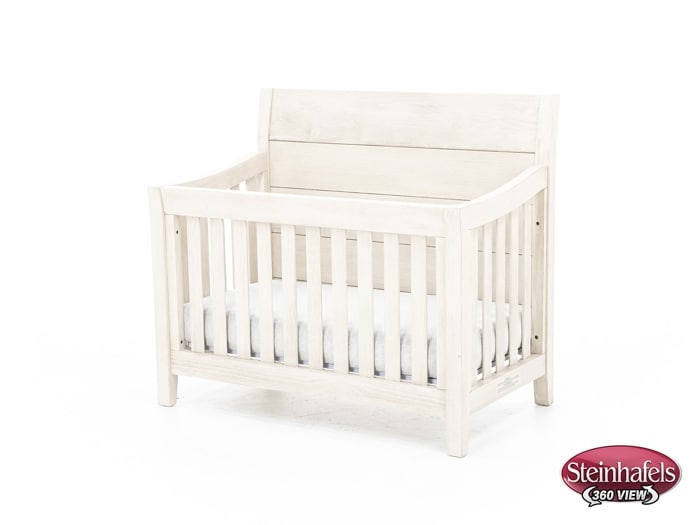 wesb white crib  image   
