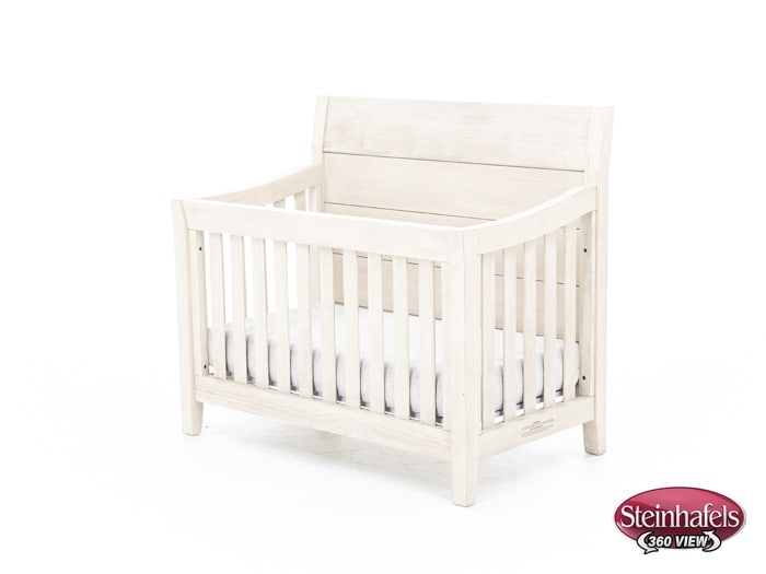 wesb white crib  image   
