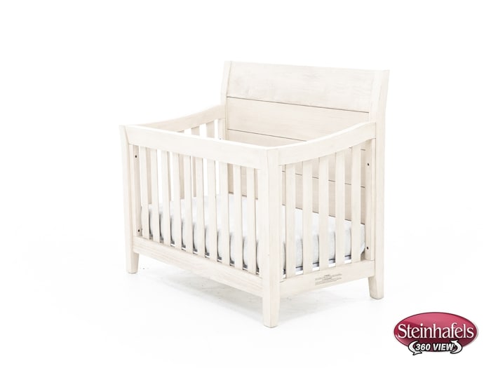 wesb white crib  image   