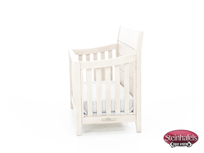 wesb white crib  image   