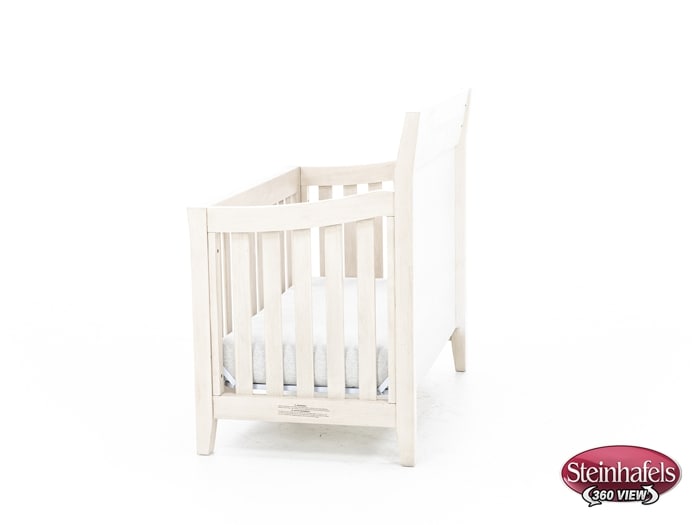 wesb white crib  image   