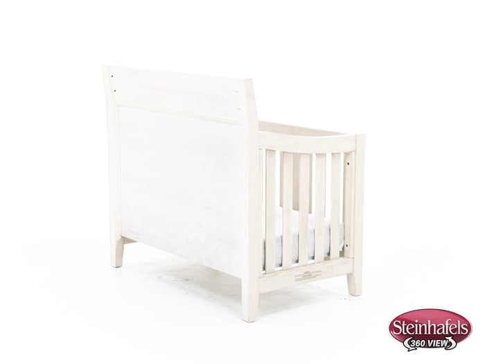 wesb white crib  image   