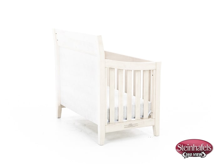 wesb white crib  image   