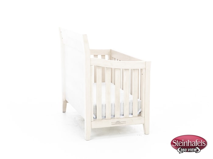 wesb white crib  image   