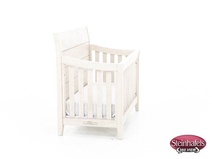 wesb white crib  image   