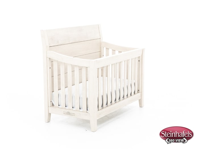 wesb white crib  image   