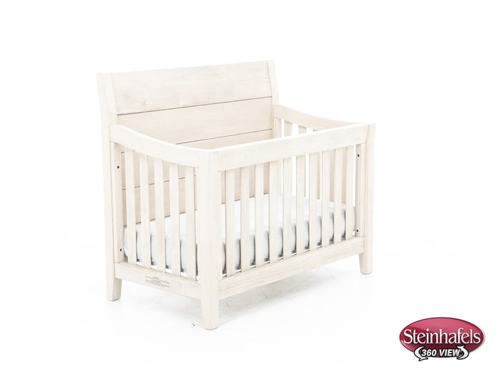 wesb white crib  image   
