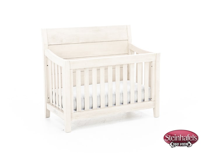 wesb white crib  image   