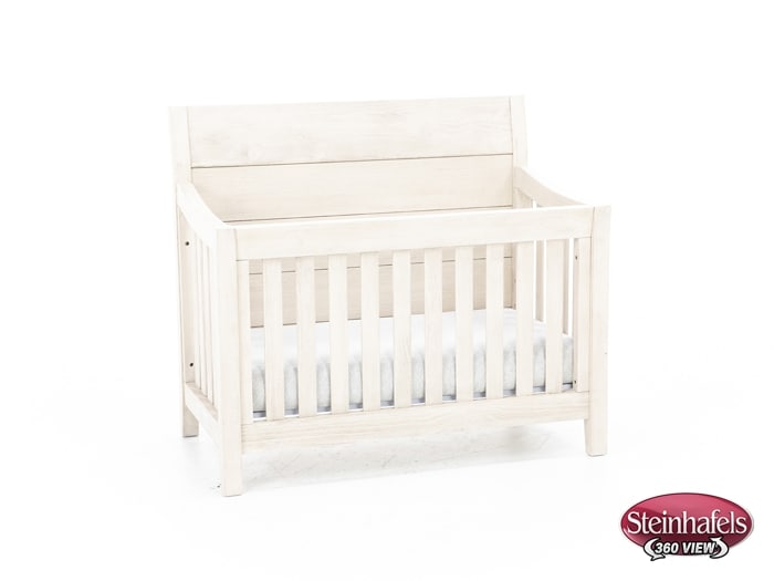 wesb white crib  image   