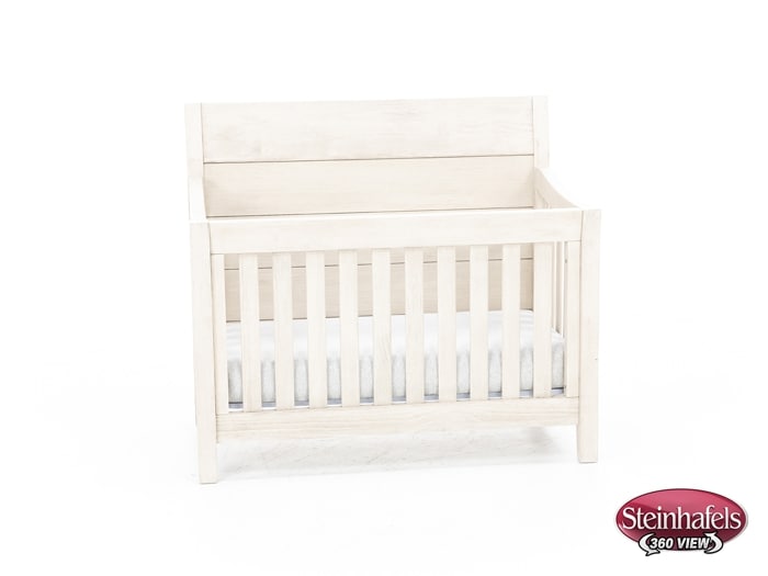 wesb white crib  image   
