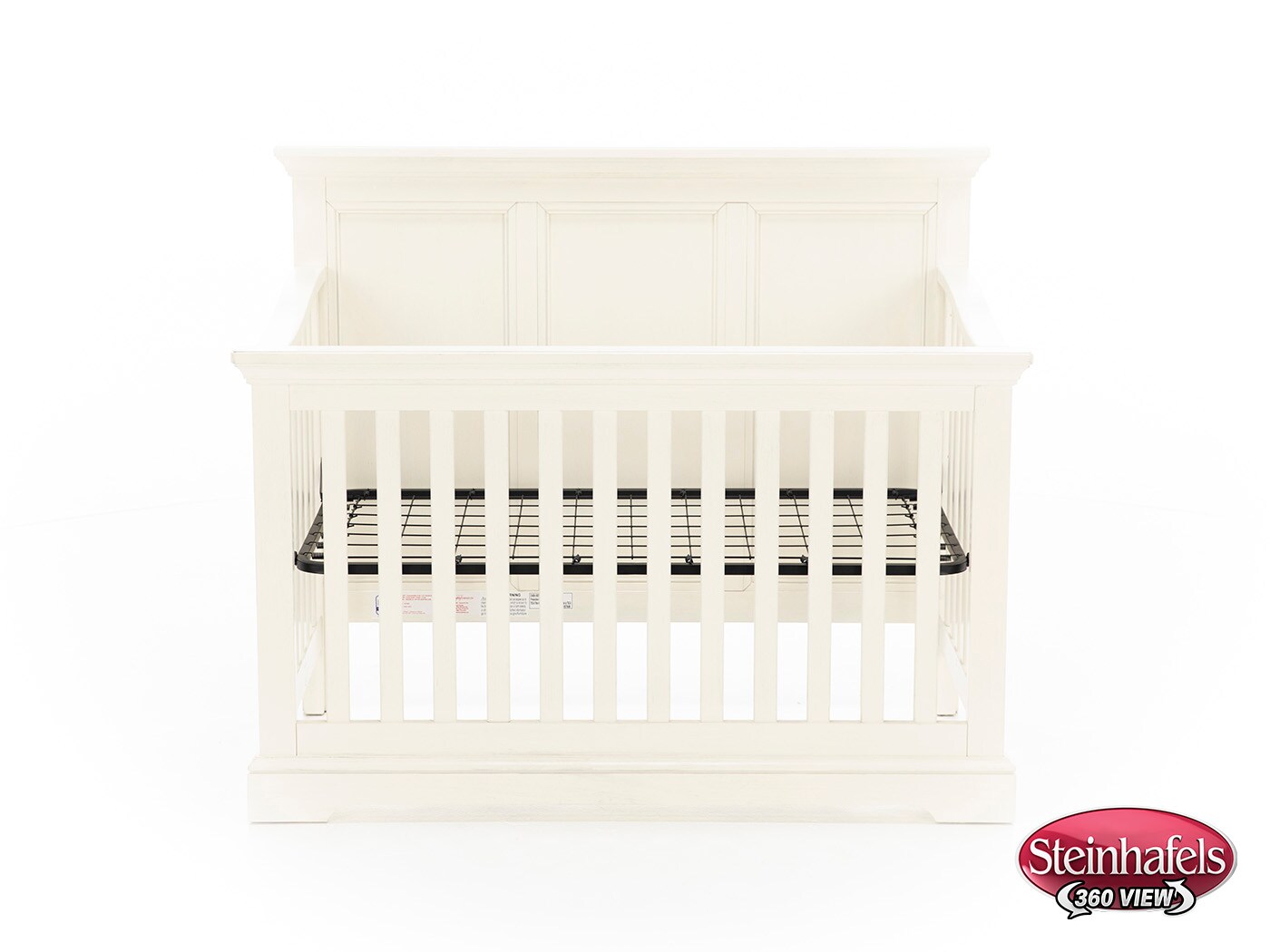 wesb white crib  image   