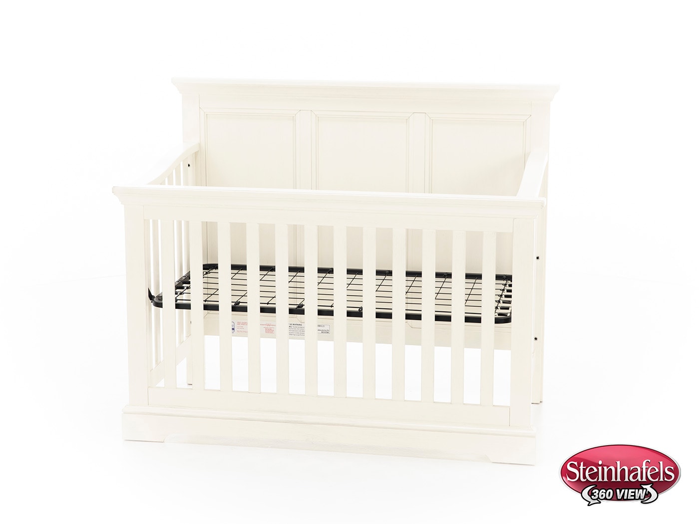 wesb white crib  image   