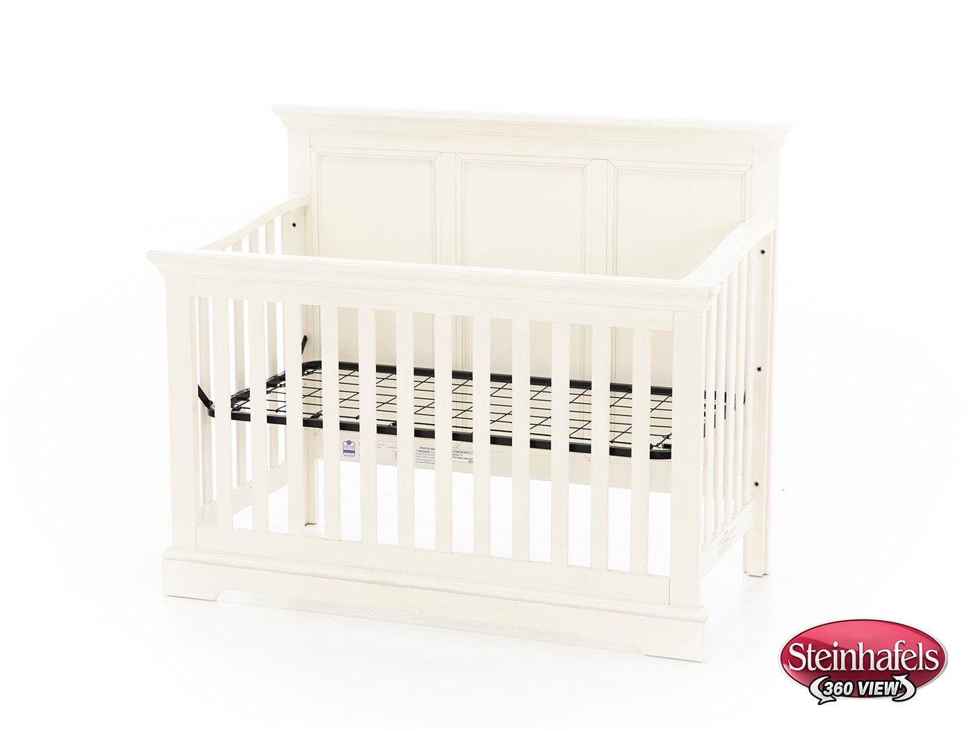 wesb white crib  image   