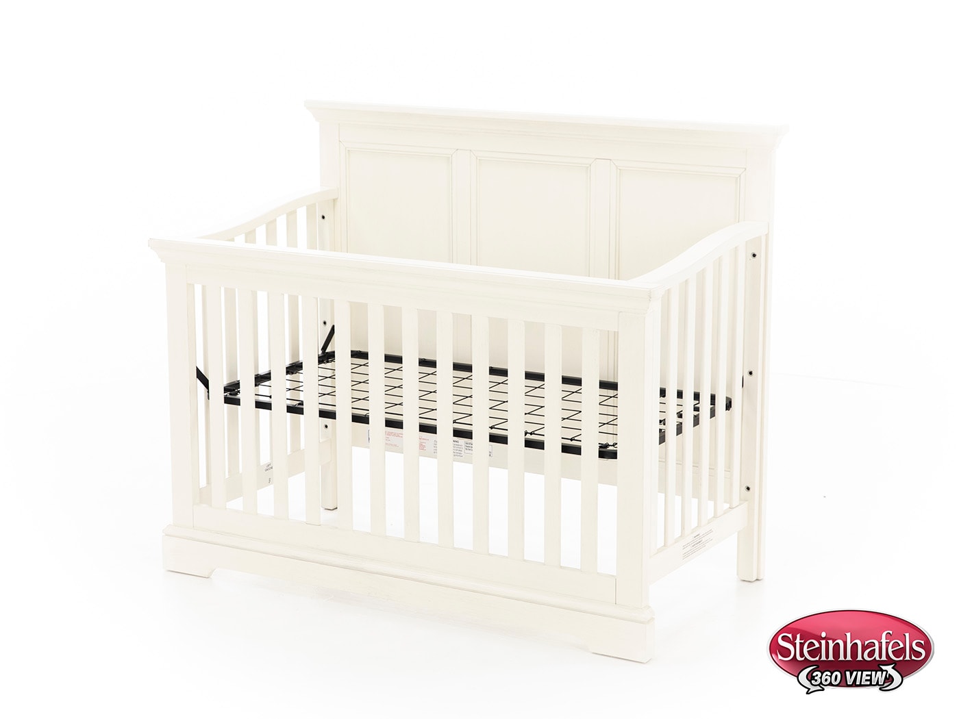 wesb white crib  image   