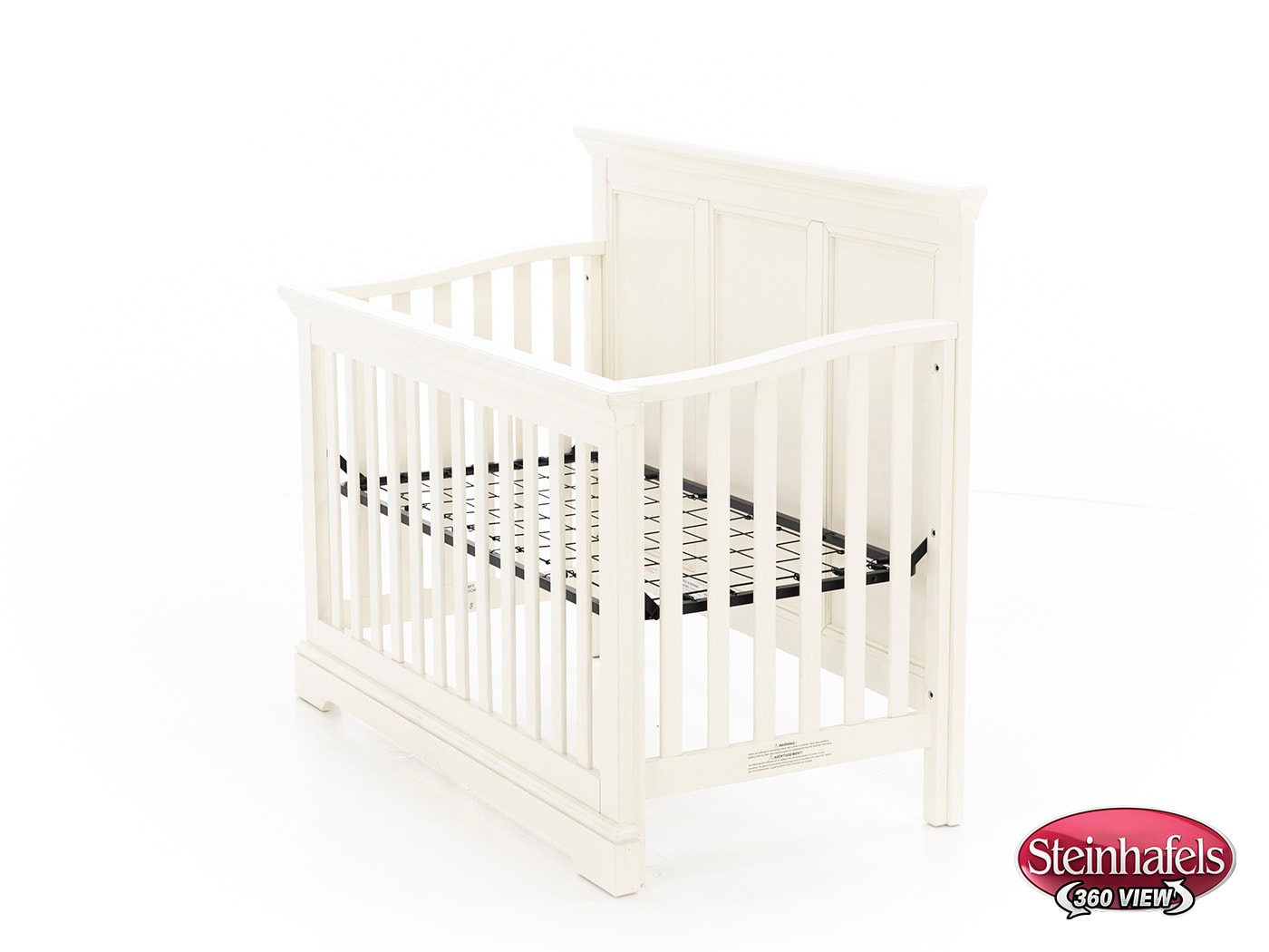 wesb white crib  image   