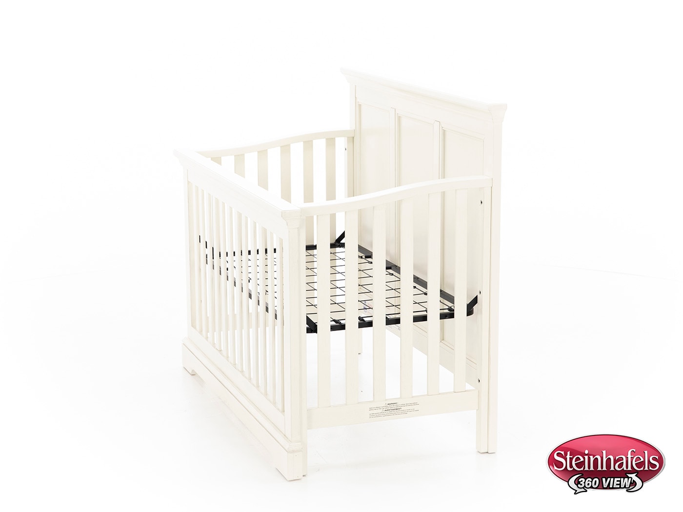 wesb white crib  image   