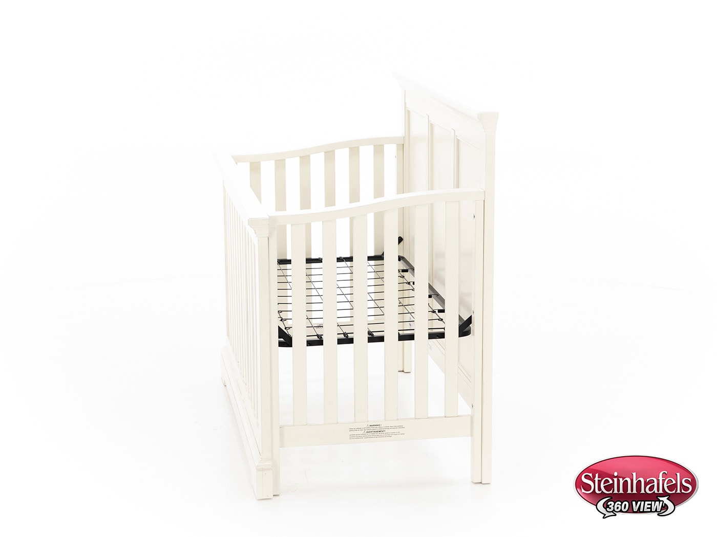 wesb white crib  image   