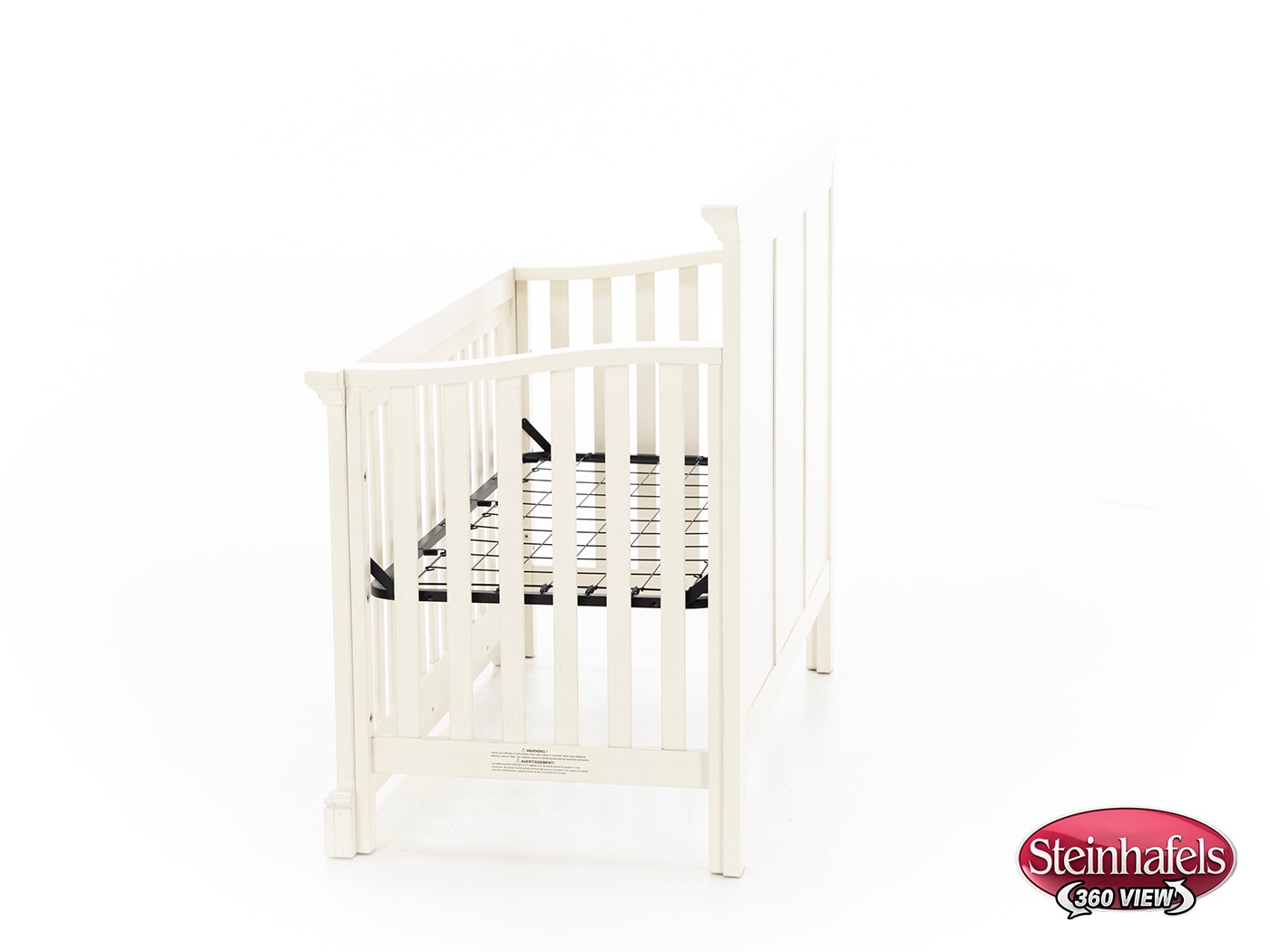 wesb white crib  image   