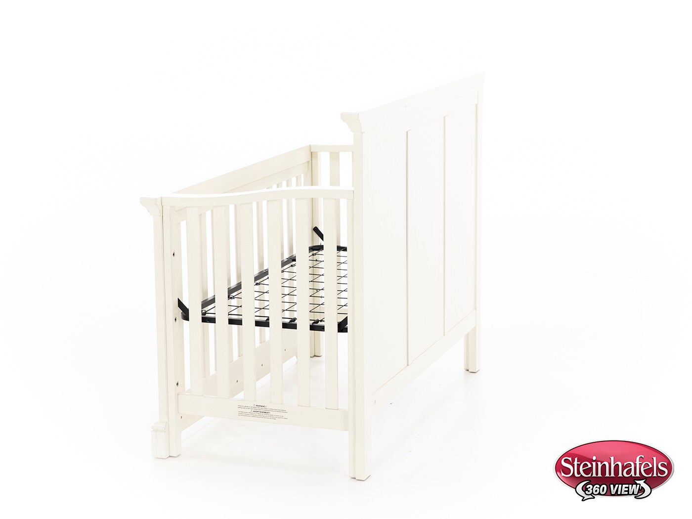 wesb white crib  image   