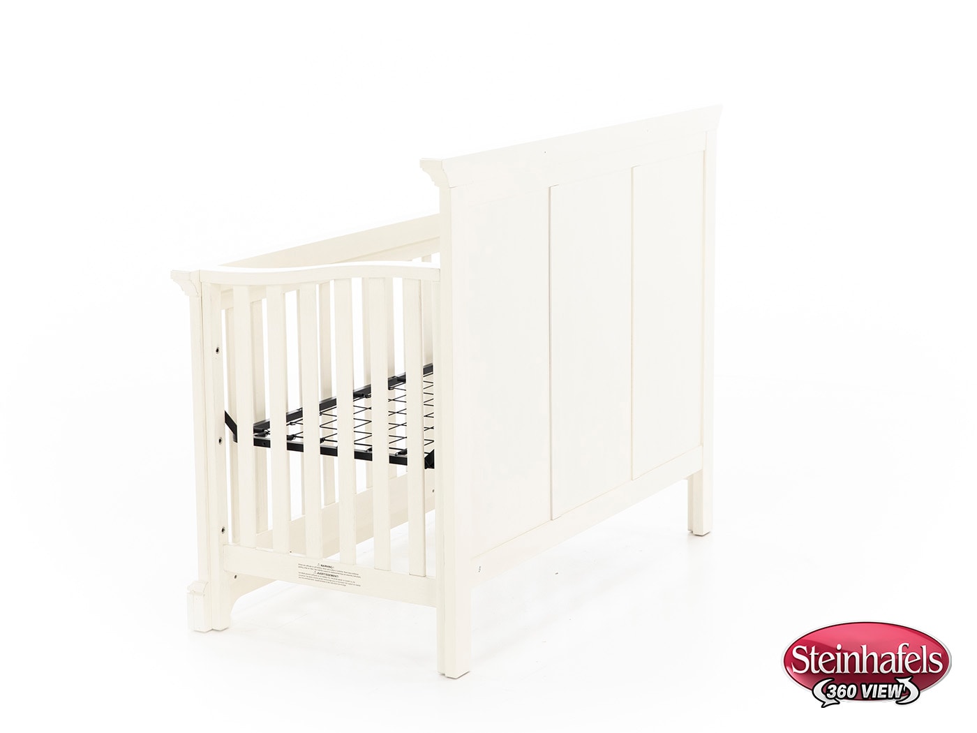 wesb white crib  image   