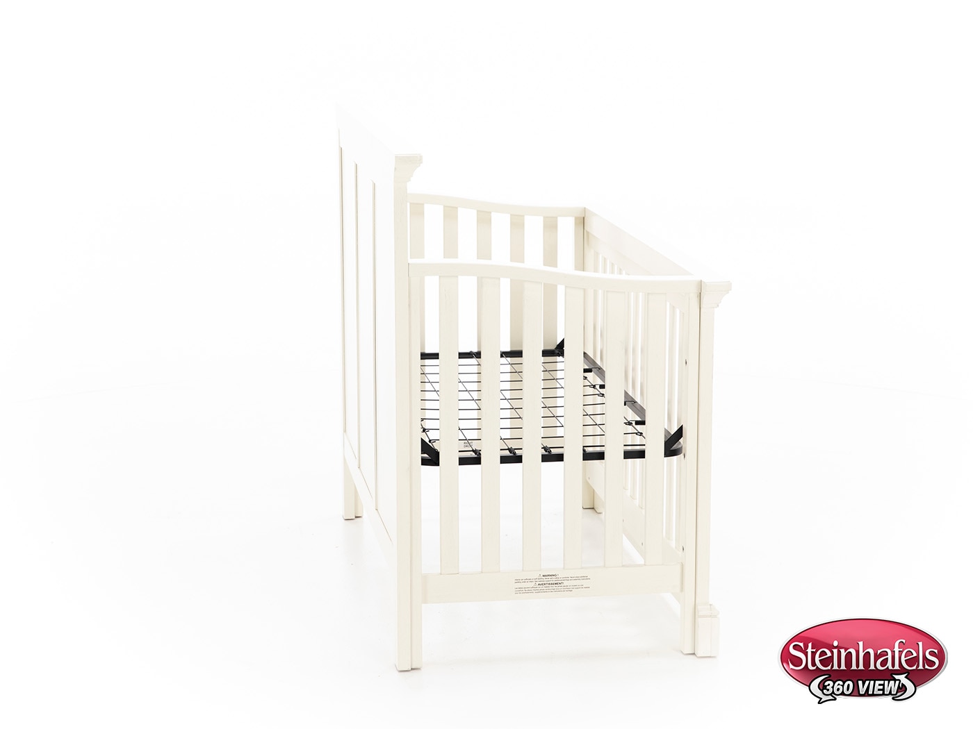 wesb white crib  image   